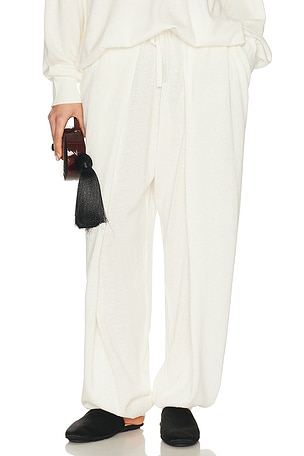 Helsa Dalisay Knit Pant in Ivory