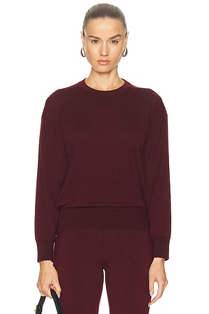 High Sport Jenna Sweater in Burgundy