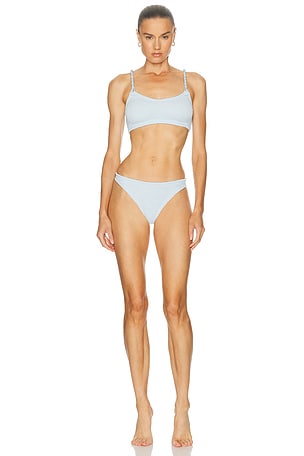 Hunza G Phoebe Bikini Set in Baby Blue