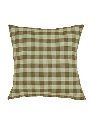 HAWKINS NEW YORK Essential Gingham Pillow in Olive