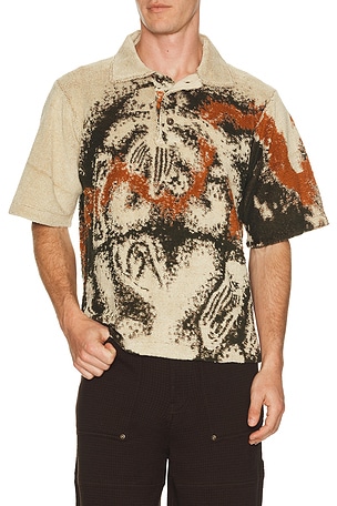 ISA BOULDER Floyd Towel Shirts in Brown