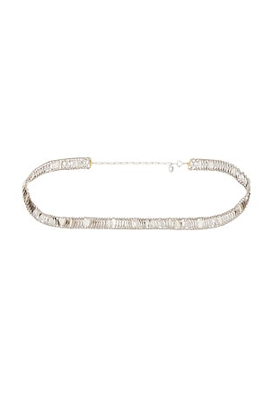 Isabel Marant Yrella Belt in Metallic Silver