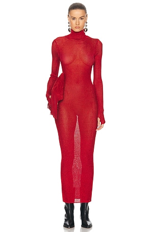 Isabel Marant Josita Dress in Red