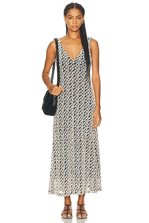 Anya Sleeveless Maxi Dress With Panels