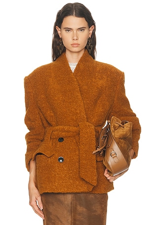 Isabel Marant Syndra Jacket in Brick