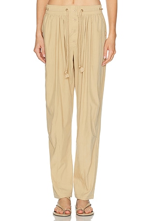 Isabel Marant Falcona Pant in Beige