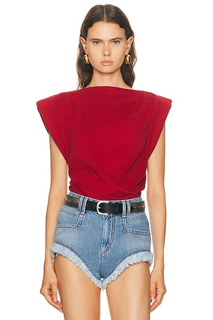 Isabel Marant Maisan Top in Red