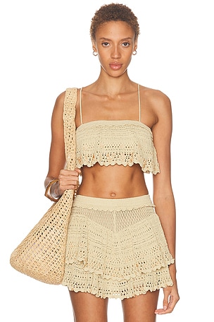 Isabel Marant Oraviel Top in Beige