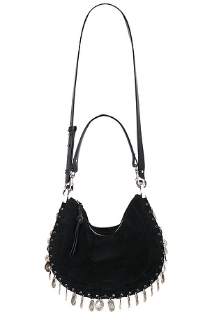 Isabel Marant Oskan Soft Zip Bag in Black