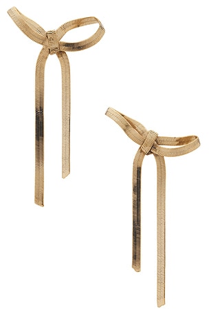 Jennifer Behr Gretta Earrings in Metallic Gold