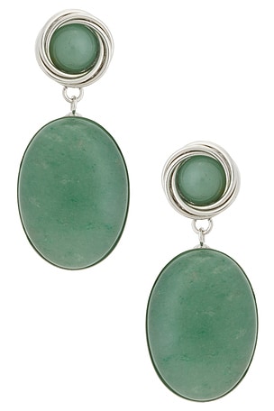 Jennifer Behr Ruthie Earrings in Mint