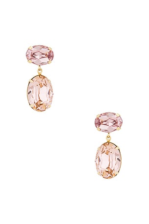Jennifer Behr Lenora Earrings in Rose