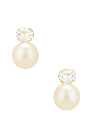 Jennifer Behr Nina Earrings in Metallic Gold
