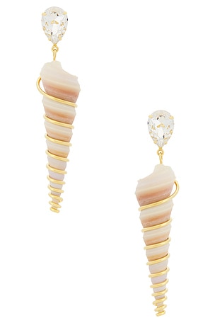 Jennifer Behr Zingaro Earrings in Ivory