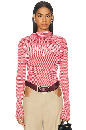 Jean Paul Gaultier Turtleneck Sweater in Red