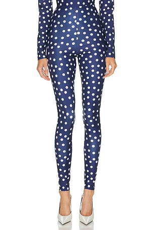 Jean Paul Gaultier Jersey Legging in Navy
