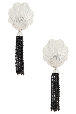 Julietta Aria Earrings in Metallic Silver