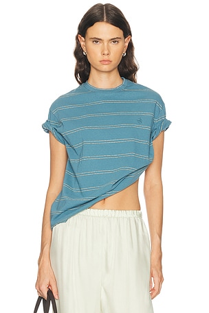 Jil Sander Short Sleeve T-Shirt in Blue