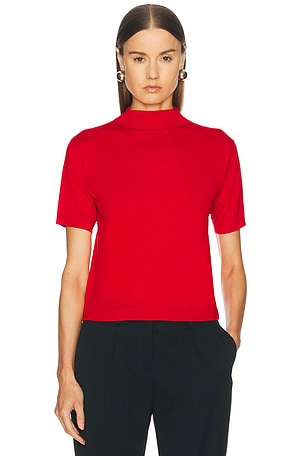 Jil Sander Short Sleeve T-Shirt in Red