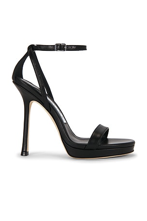 Bottega Veneta Lido Sandals in Black | FWRD