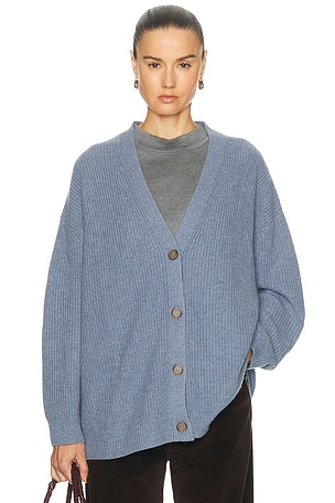 Jenni Kayne Cashmere Cocoon Cardigan in Blue