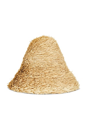 Janessa Leone Gabi Bucket Hat in Beige