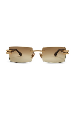 James Oro Baron Sunglasses in Brown