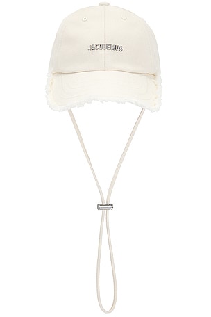 JACQUEMUS La Casquette Artichaut in White