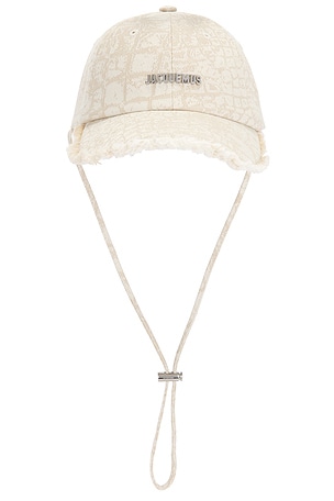 JACQUEMUS La Casquette Artichaut Cap in Beige