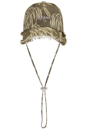 JACQUEMUS La Casquette Artichaut Cap in Green