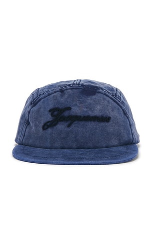 JACQUEMUS La Casquette Gardian in Blue