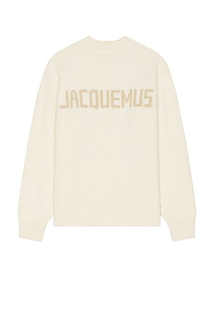 JACQUEMUS Le Pull Jacquemus in Cream