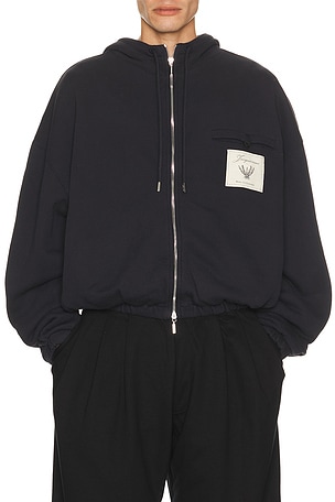 JACQUEMUS Le Hoodie Torneo in Black