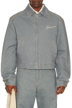 JACQUEMUS Le Veste De-nimes Canevas in Blue