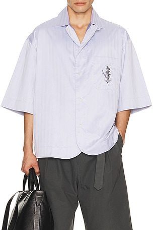 JACQUEMUS La Chemise Gardian in Blue