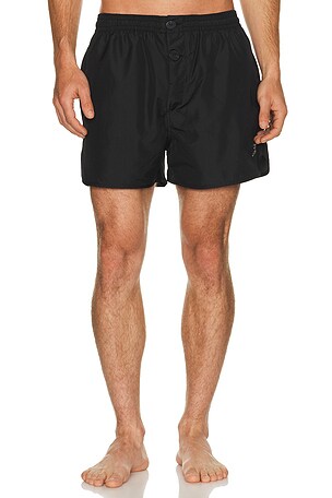 JACQUEMUS Le Short De Bain Puntini in Black