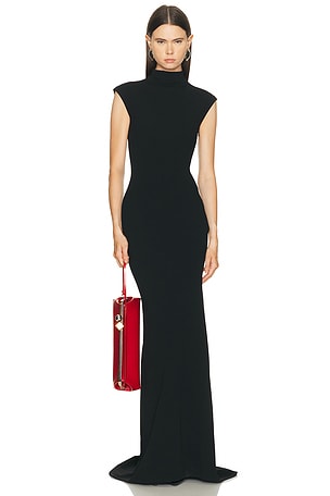 JACQUEMUS La Robe Alba in Black