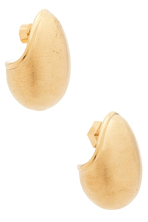 JACQUEMUS Les Boucles Raisin in Metallic Gold