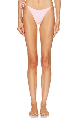 JACQUEMUS Le Bas De Plage Triangle Bikini Bottom in Pink