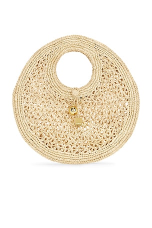 JACQUEMUS Le Petit Rond Spiaggia in Tan