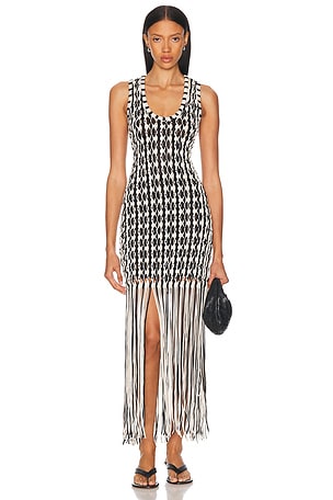 Anya Sleeveless Maxi Dress With Panels