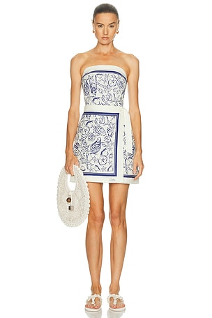 SIMKHAI Darbie Mini Dress in White