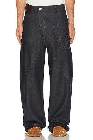 JW Anderson Twisted Workwear Jeans in Blue