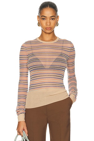 JW Anderson Long Sleeve Top in Beige