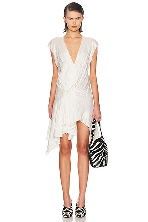 KHAITE Merith Dress in White