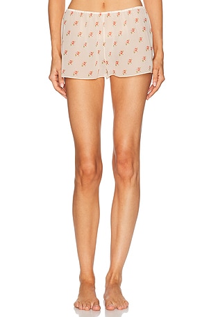 KHAITE Tilly Panty Short in Pink