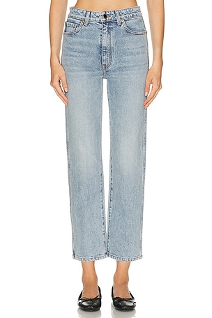 KHAITE Abigail Straight Leg in Blue