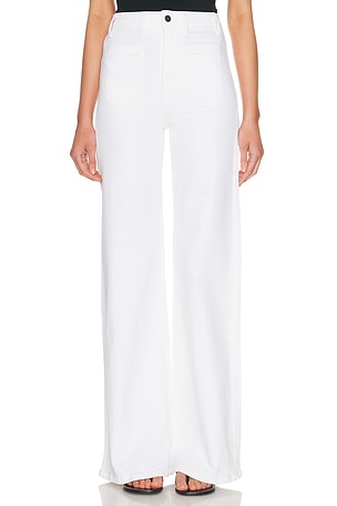KHAITE Delmonico Wide Leg in White