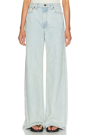 KHAITE Dane Straight Leg in Blue