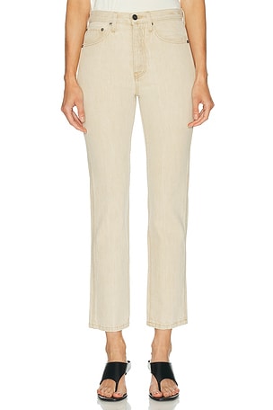 KHAITE Finley Straight Leg in Brown
